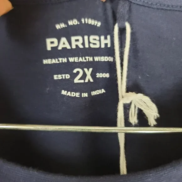 Parish Nation Embroidered Flag Short Sleeve T-Shirt Size 2X - Picture 9 of 11